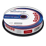 MediaRange CD-RW 80' 700MB 12x Cake Box x 10 (MR235)