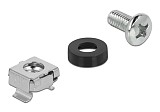DELOCK σετ βίδες με παξιμάδια 42420 για rack, M6/16mm, 20τμχ 42420