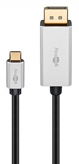 GOOBAY καλώδιο USB-C σε DisplayPort 60177, HDR, 8K, copper, 3m, μαύρο 60177