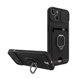 Bodycell Multifunction Case Με Κορδονι iPhone 14  Black