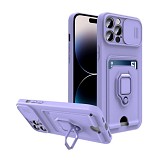 Bodycell Multifunction Case Με Κορδονι iPhone 14 Pro Max Purple