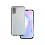 Xiaomi Redmi 9A/9AT Testa Crystal Diamond Silicone 2mm Transparent/Black