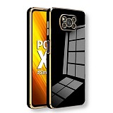 Bodycell Gold Plated Silicon Xiaomi Poco X3/X3 Pro Black