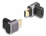 DELOCK αντάπτορας USB-C 60059, αρσενικό σε θηλυκό, 100W, 40Gbps, γκρι 60059