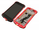 ULEFONE LCD & Touch Panel για smartphone Armor 2, με back cover, κόκκινο TP+LCD-ARM2RD