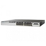 SWITCH CISCO Catalyst 3850 24-Ports Gigabit /w C3850-NM-2-10G, w/ Rkmnts NO PSU