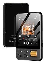 RUIZU MP3 player M19 με οθόνη αφής 2.4", 32GB, Bluetooth, μαύρο M19-32GB
