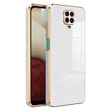 Bodycell Gold Plated Silicon Xiaomi Note 9s/9 Pro/9 Pro Max White