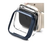 Θήκη PC Ringke Slim Apple Watch 7/ 8 41mm Διάφανο & Μπλε (2 τεμ)
