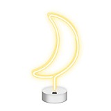 Neon LED Neolia NNE06 MOON (USB/Μπαταρίας & On/Off) με Stand Λεύκο