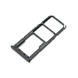 Βάση Κάρτας Sim & SD Samsung A217F Galaxy A21s Μαύρο (Original)