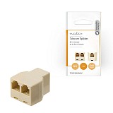 Ταφ RJ11 6x4, 1 θηλ. - 2 θηλ NEDIS TCGP90990IV