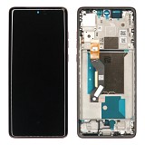 Motorola Edge 60 Fusion - LCD display + Touch Unit + Front Cover Pink 5D68C29880 (Original Service Pack)