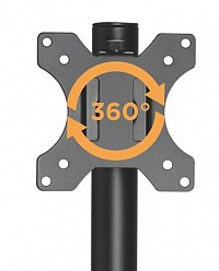 BRATECK Βάση γραφείου LDT40-G02 για 2 οθόνες 17 - 32, 8kg LDT40-G02