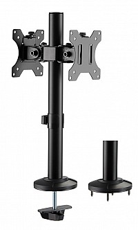 BRATECK Βάση γραφείου LDT40-G02 για 2 οθόνες 17 - 32, 8kg LDT40-G02