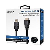  Ultra-High Speed HDMI  Ethernet 48Gbps, HDMI . - HDMI ., 1.5m NOD HC48-1.5C