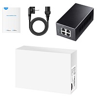 CUDY POE220 2-CHANNEL 30W GIGABIT POE+/POE INJECTOR