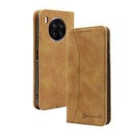Bodycell Book Case Pu Leather Huawei Nova 8i Brown