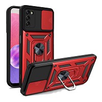Bodycell Armor Slide Cover Case Samsung A03s Red