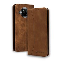 Bodycell Book Case Pu Leather Xiaomi Mi 10T Lite Brown