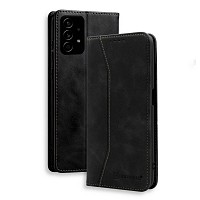 Bodycell Book Case Pu Leather Samsung A73 5G Black