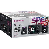 DEFENDER 2.1 STEREO PORTABLE BLUETOOTH SPEAKER G11 11W black Light/BT/FM/USB/LED/MIC