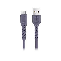 MAXLIFE USB TO MICRO USB DATA CABLE 1m 3A purple
