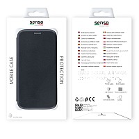 SENSO OVAL STAND BOOK SAMSUNG S10 LITE / A91 black