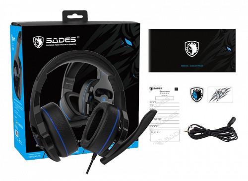 SADES gaming headset Ppower, 3.5mm, multiplatform, 50mm, 1.5m,  SA-726