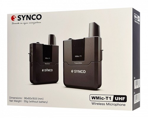SYNCO   Wmic-T1,  clip-on, UHF,  WMIC-T1