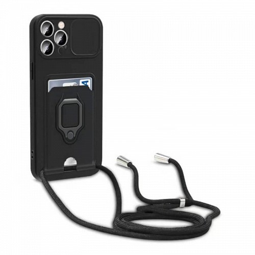 Bodycell Multifunction Case Με Κορδονι Samsung A26 Black
