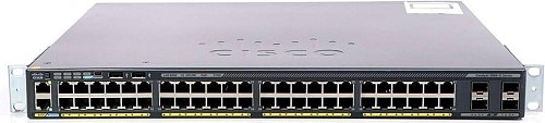 SWITCH CISCO WS-C2960X-48LPS-L 48-Ports Gigabit (4) 1G SFP POE+ /w C2960X-STACK w/ Rkmnts
