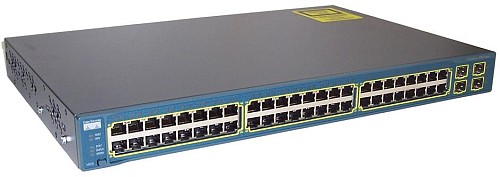 SWITCH CISCO WS-C3560-48PS-S 48-Ports 10/100 (4) 1G SFP POE 48 w/ Rkmnts