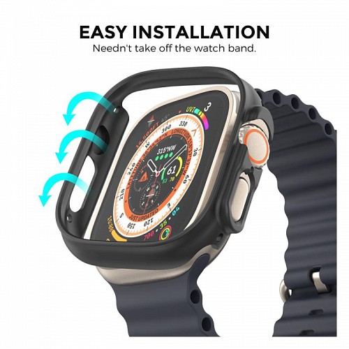 Θήκη PC Ahastyle WG95 Premium Apple Watch Ultra 49mm Μαύρο (1 τεμ.)