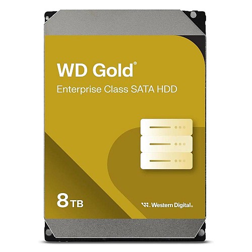 Western Digital Εσωτερικός Σκληρός Δίσκος 8TB (Gold Enterprise 3.5) (WD8005FRYZ)