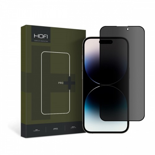 HOFI ANTI SPY FULL FACE PRIVACY TEMPERED GLASS IPHONE 14 PRO MAX black