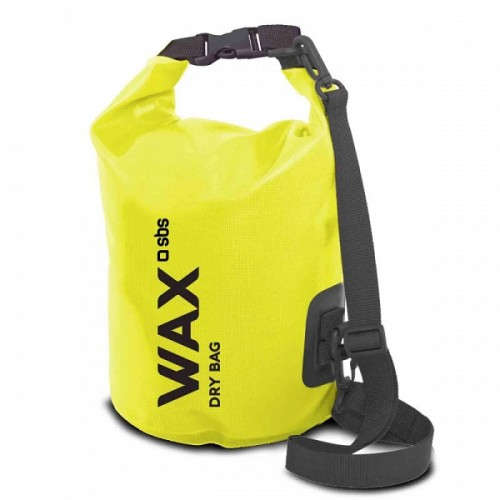 SBS WATERPROOF BEACH BAG, CAPACITY 5 LITRES yellow