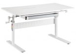 BRATECK παιδικό γραφείο E603, ρυθμιζόμενο, 100x60x54~76cm, λευκό E603