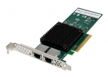 POWERTECH   PCIe  2x RJ45 ST7323, Intel X710-AT2, 10GbE ST7323