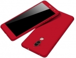 360 Full Cover & Temp.Glass Huawei Mate 10 Lite Red