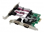 POWERTECH   PCIe  4x RS232 ST310, CH384L ST310