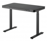 BRATECK ηλεκτρικό γραφείο S08-22DSWW με συρτάρι, 118x60x72~120cm, μαύρο S08-22DSWW-BK
