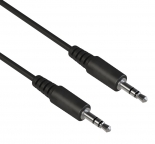 POWERTECH καλώδιο ήχου 3.5mm CAB-J057, AUX, nickel plated, 10m, μαύρο CAB-J057