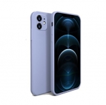 Bodycell Square Liquid Silicon Case iPhone 12  Light  Blue