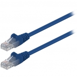 Καλώδιο δικτύου CAT 5e, U/UTP, 0.25m σε μπλε χρώμα GOOBAY 68608