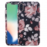360 Full Cover Marble & Temp.Glass iPhone X/XS MC29 Floral