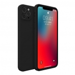 Bodycell Square Liquid Silicon Case iPhone 11 Pro Max Black