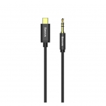 Baseus Yiven Regular USB 2.0 Cable USB-C male - 3.5mm male Μαύρο 1.2m (CAM01-01) (BASCAM0101)