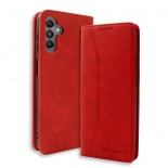 Bodycell Book Case Pu Leather Samsung A34 5G Red