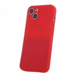 Samsung Galaxy A22 5G Testa Card Cover Silicone Red
